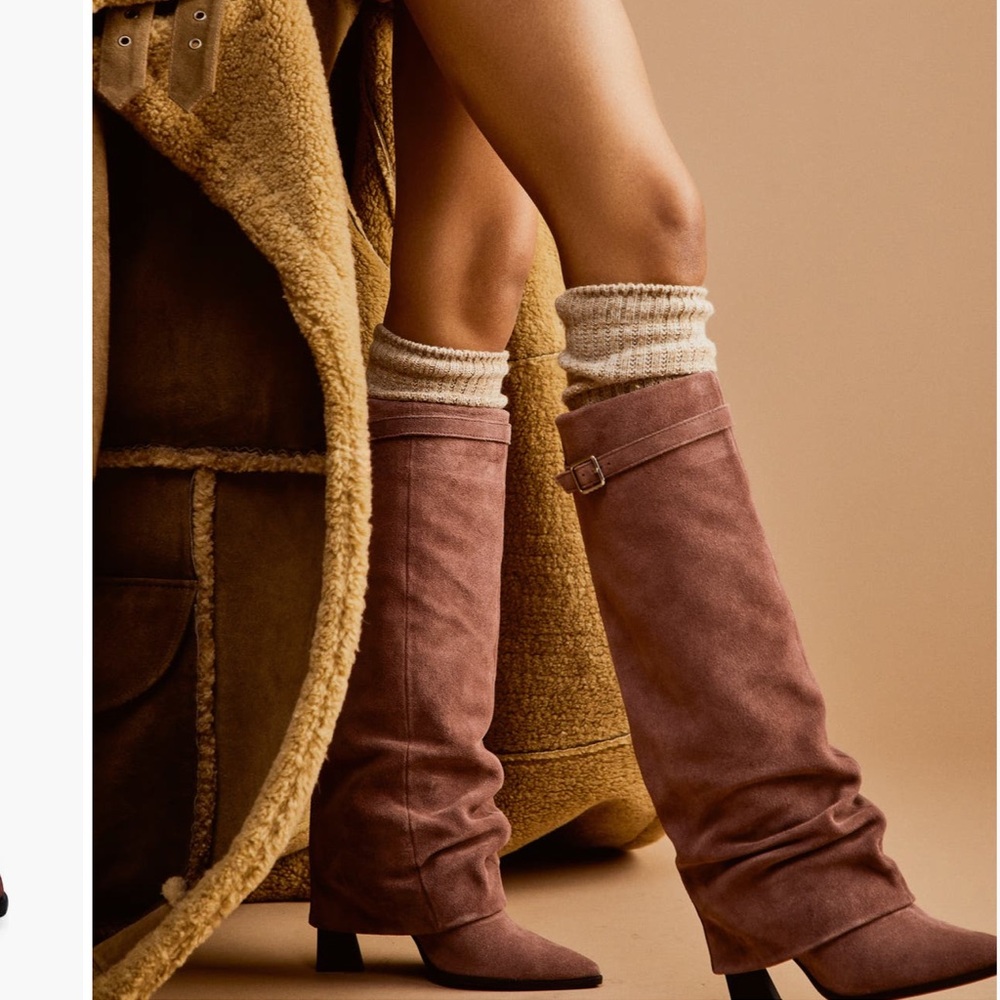 Free People Felicity Foldover Boots!